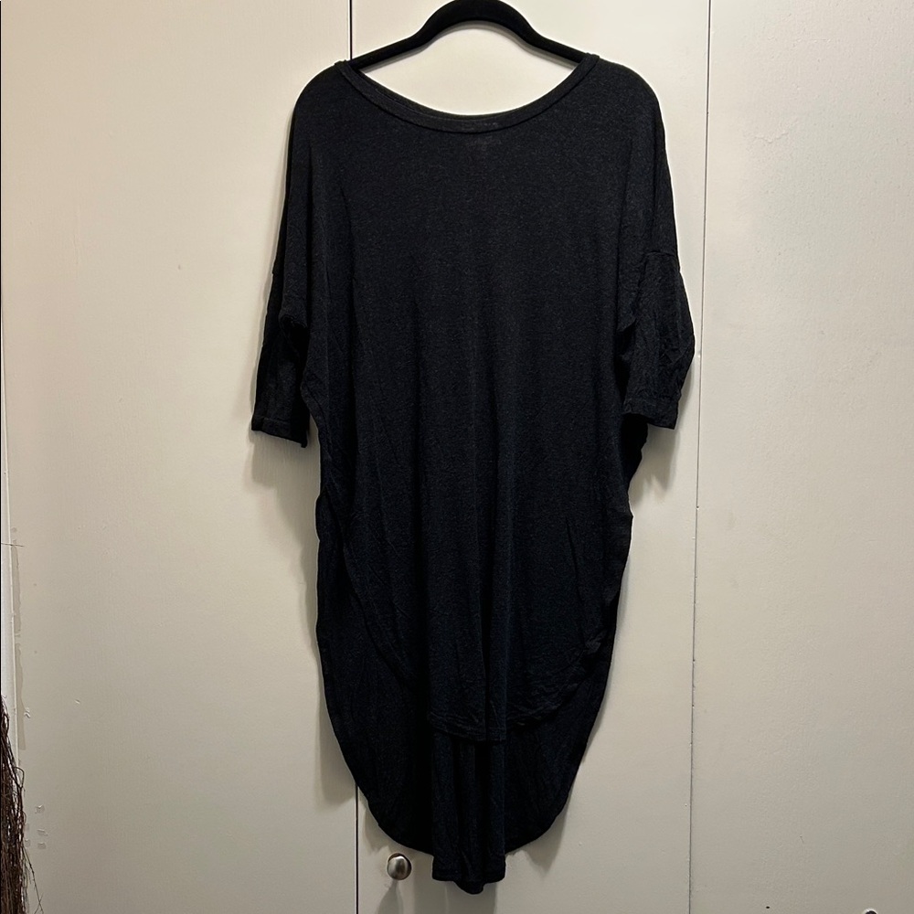 Deletta Black Tunic Top